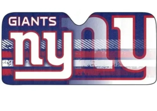 New York Giants Car Sun Shade
