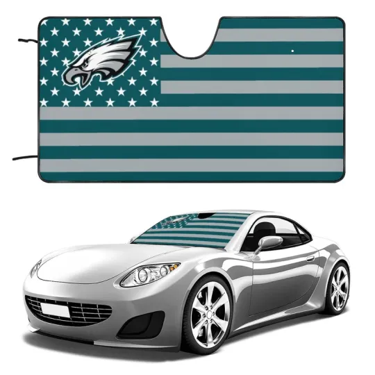 Discover Philadelphia Eagles Car Sun Shade