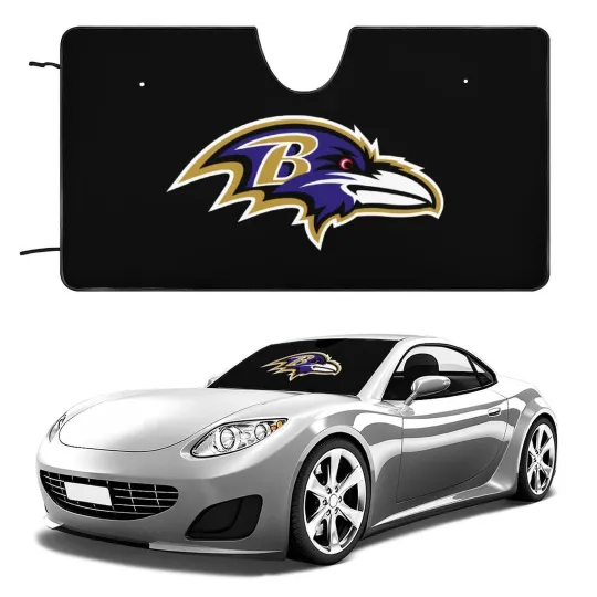 Discover Baltimore Ravens Car Windshield Sunshade Car Accessories Car Sunshade，fans Gift
