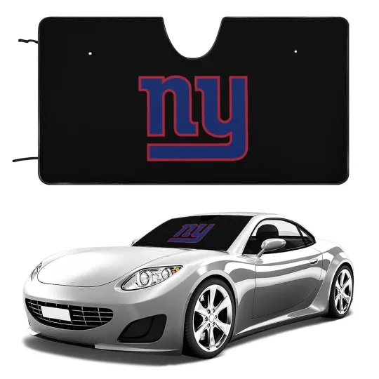 New York Giants Car Windshield Sunshade Car Accessories Car Sunshade Heatproof