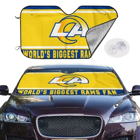 Discover St. Louis Rams Car Windshield Sunshade "WORLD'S BIGGEST BILLS FAN" Sunshade