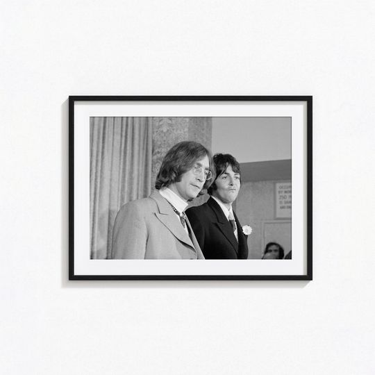 P mccartney Posters / P mccartney Black and White Wall Art, Album Cover Poster, Home Decor, Photography Prints, The Beatles