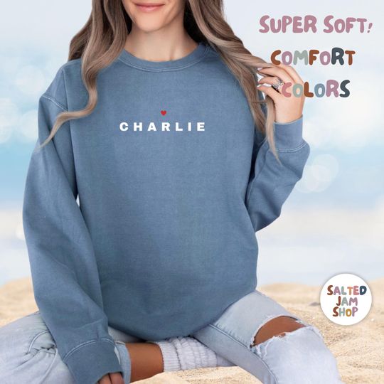 Discover Comfort Colors Justice for Charlie Kirk Prayers Up Pray for Charlie Kirk Custom Sweatshirt Personalized College Crewneck Vintage Sweatshirt