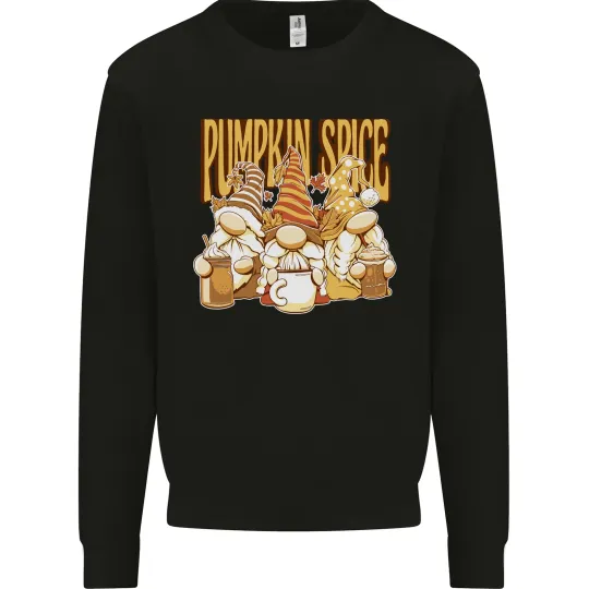 Discover Pumpkin Spice Gnome Halloween Men's Sweatshirt