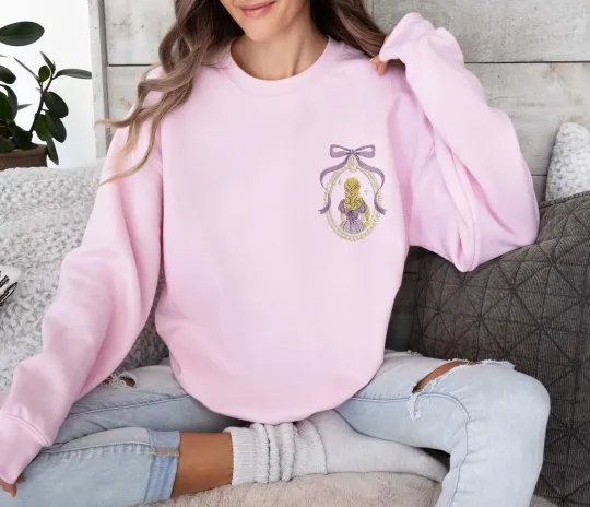 Rapunzel Embroidered Sweatshirt - Disney Princess Hoodie for Women