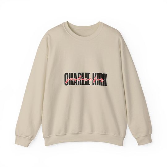Discover Charlie Kirk Memorial Crewneck Sweatshirt - Casual Wear, Gifts for Him, Cozy Outfit, Everyday Style, Unique Fashion Statement, Unisex