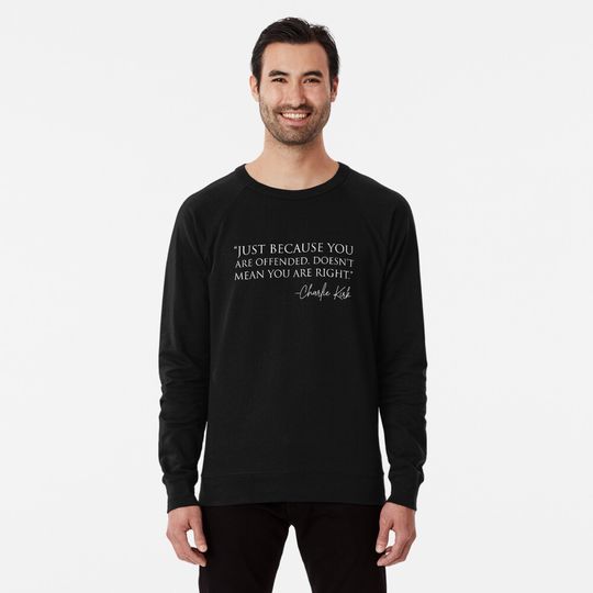 Discover A True Patriot Charlie - Pray for Charlie Kirk, Charlie Kirk Assassination, Make America Great Again Lightweight Sweatshirt