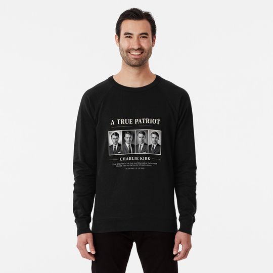 Discover Charlie Kirk Lightweight Sweatshirt