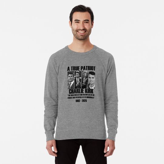Discover  Charlie-Kirk  Lightweight Sweatshirt