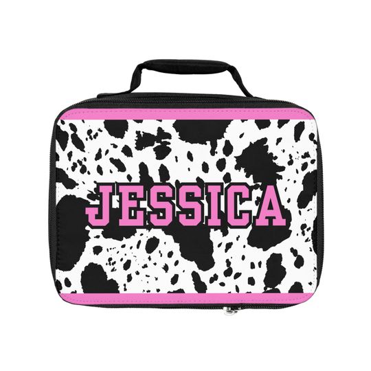 Discover Cowhide Lunch Bag, Gift for Kids