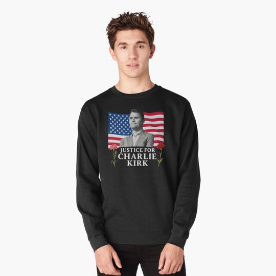 Discover Charlie Kirk Inspired Justice For Charlie - A True Patriot Charlie Kirk Pullover Sweatshirt
