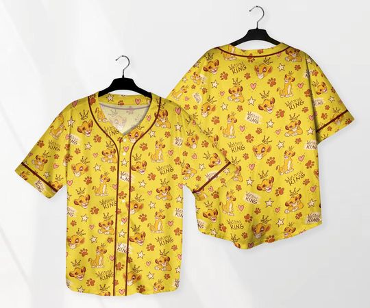 Simba The Lion King Baseball Jersey Shirt 3D T-Shirt