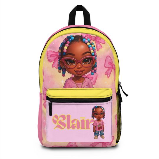 Discover Custom Cartoon Backpack, Back to School Bookbag for Girls, Girls Backpack, Doll Backpack