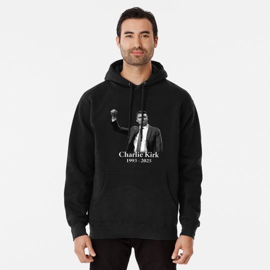 REST IN PEACE Charlie Kirk 1993-2025  Pullover Hoodie