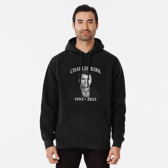 Charlie Kirk Pullover Hoodie