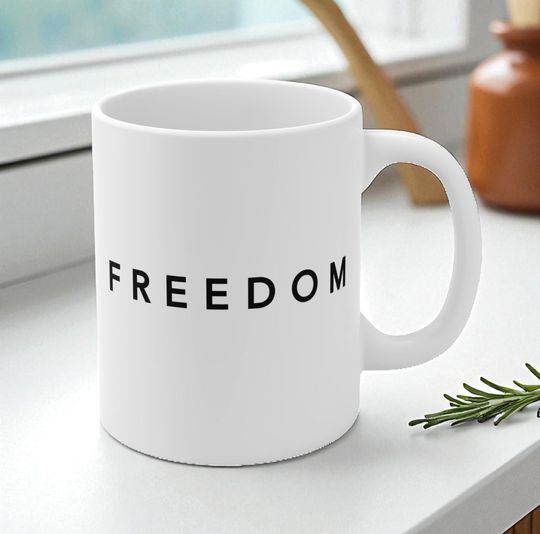 Freedom Mug - Charlie Kirk Fundraiser, Profits Donated to Turning Point USA
