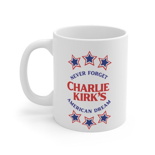 Charlie Kirk the legend coffee mug