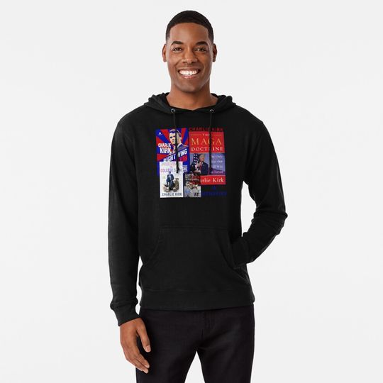 Discover Rest In Peace Charlie Kirk "Memories" Lightweight Hoodie