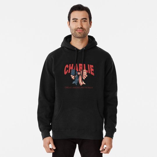 Charlie Kirk Pullover Hoodie