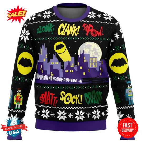 Nananana Christmas Batmin Comics Ugly Christmas Sweater
