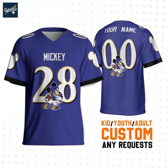 Discover Personalize Disney Mickey Mouse Navy Blue, Custom Shirt For Adult Kid, Disneyland Matching Outfit For Fan, Birthday Gift for Kid