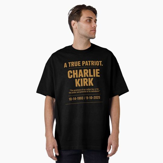 Discover Charlie Kirk Oversized T-Shirt
