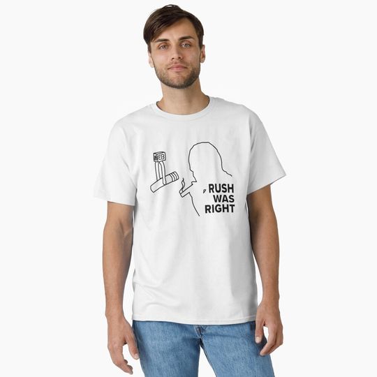 Charlie Kirk Rush Was Right Classic T-Shirt