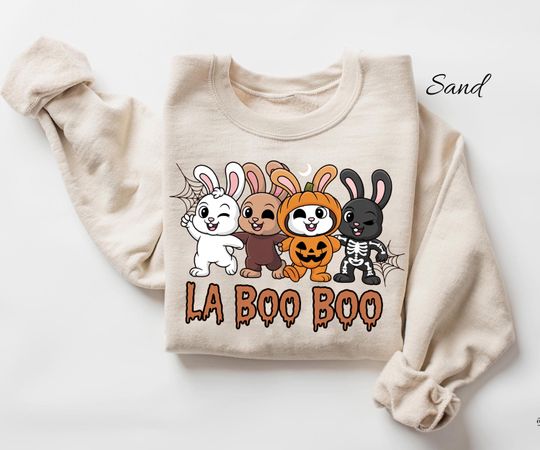 Discover Labobo Halloween Sweatshirt, Spooky Cartoon Character Sweatshirt, Funny Halloween Gift for Friends