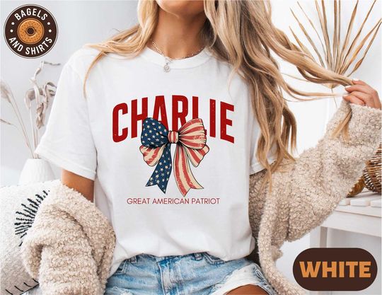 Discover Charlie Kirk Great American Patriot Shirt, Faith Based Republican Tee, Conservative Political Sweater, USA Freedom Charlie Graphic T-shirt