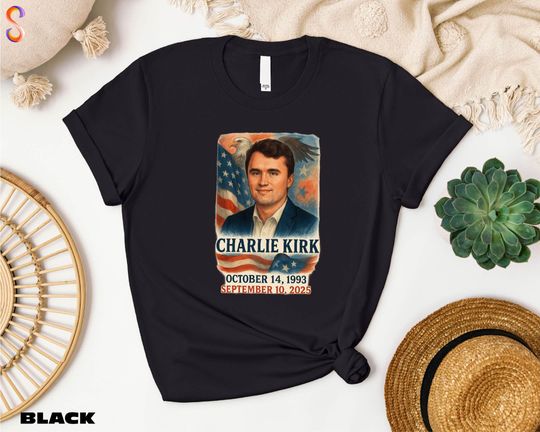 Discover Charlie Kirk Shirt, Human Rights Tee, Activist Sweatshirt, Pray for Charlie Kirk Sweater, Patriotic Charlie Kirk T-Shirt, Political Shirt