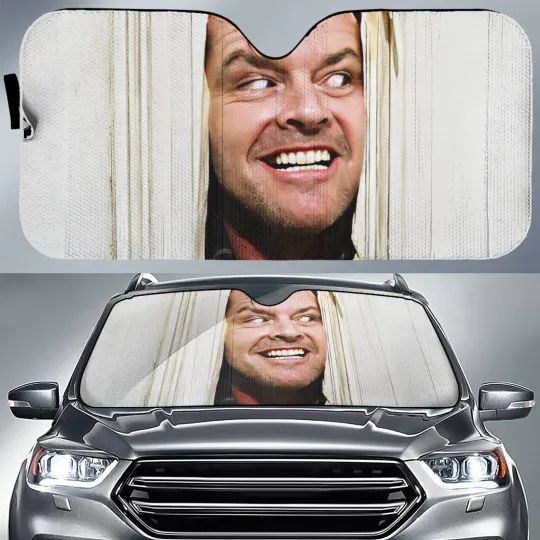 Discover The Shining 1980 Car Sun Shade Jack Torrance Car Sunshade Horror Halloween Car