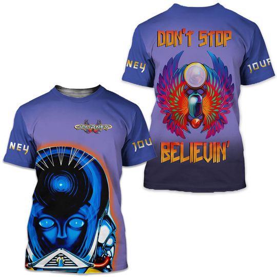 Journey Don’t Stop Believin’ Fan 3D T-Shirt