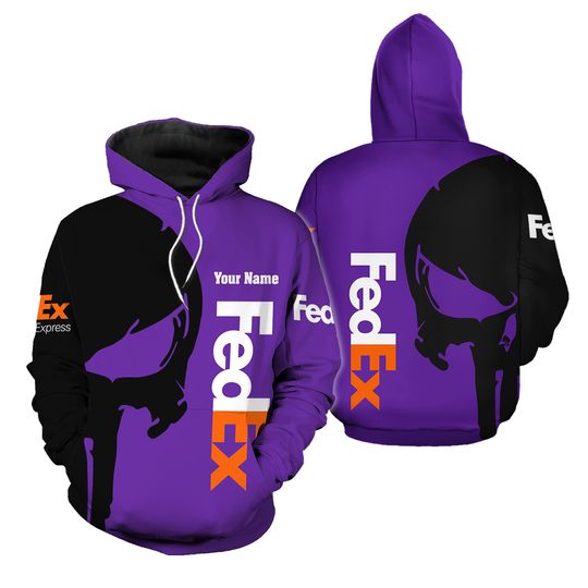 FedEx Ground Custom Name Hoodie 3D Delivery Driver, FedEx Express Hoodie 3D, FedEx Hoodie 3D, Hoodie 3D For Men Women.