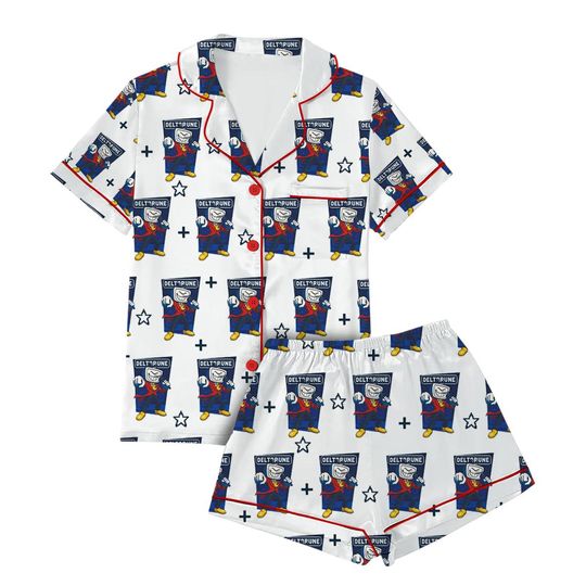 Tenna Deltarune Pajamas Set Short, DTG Video Game Shirt, Unisex Video Game Shirt, Cool Gift for Deltarune Fans, Tenna T-Shirt