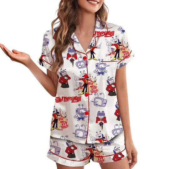 Tenna Its TV Time Meme Set Pajamas Short, Tenna Deltarune T-Shirt, Funny Tenna Fan Tee, Funny Tenna Shirt