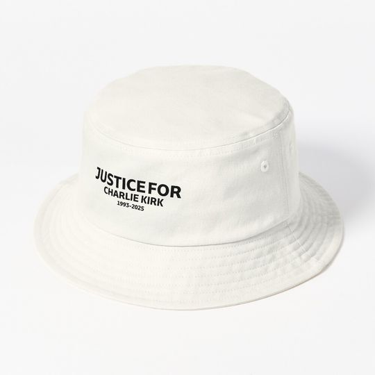 Discover Justice for Charlie Kirk 1993-2025 Bucket Hat, Charlie Kirk Memory, Rip Charlie Kirk