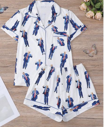 Discover Trump Womens Pajama short set
