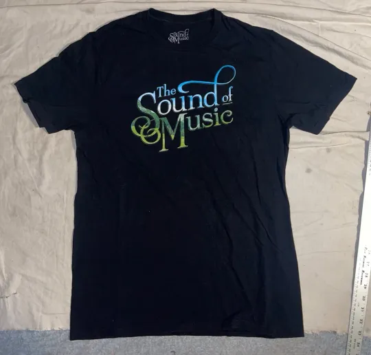 Discover The Sound of Music Tour 2025 Musical Black T-Shirt