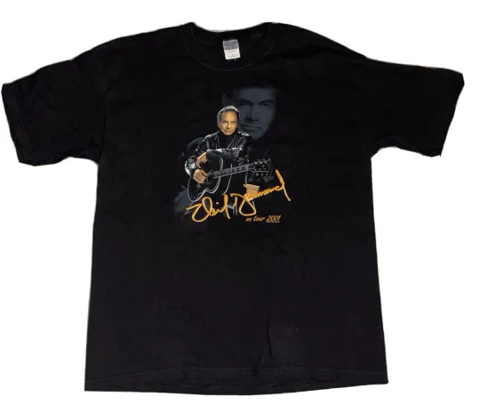 Vintage 2001 Neil Diamond Official Tour T-Shirt