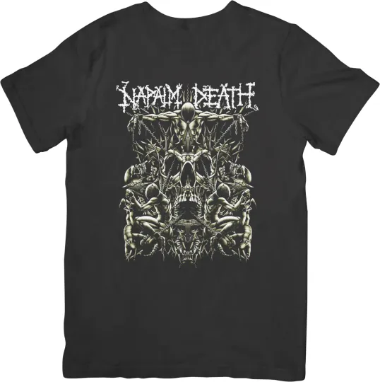 Discover Napalm Death Music Unisex T-Shirt Black