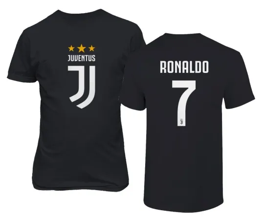 Soccer Shirt #7 Ronaldo CR7 Cristiano Juventus Men's T-Shirt