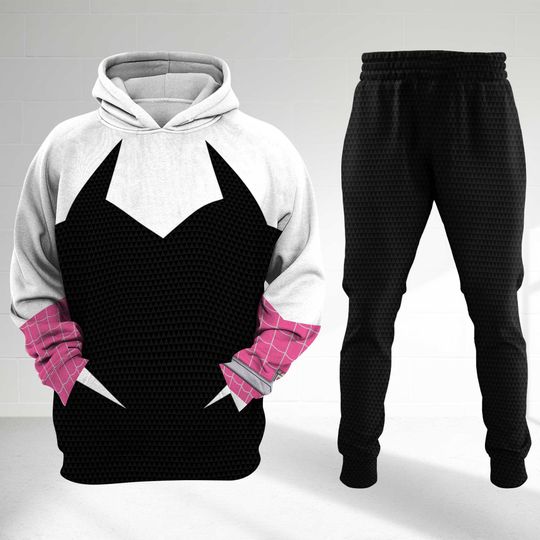 Gwen Stacy Across The Spider Verse Cosplay Halloween Hoodie, Gwen Stacy Halloween All Over Printed Shirt, Gwen Stacy Spiderman 3D Shirt Gift