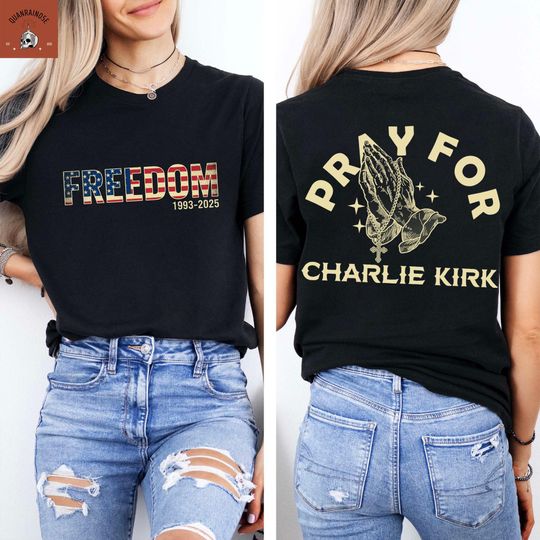 Charlie Kirk Freedom Unisex T-Shirt, Maga Supporter Tee