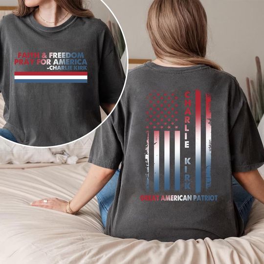 2 Sides Charlie Kirk, In Memory Of Charlie Kirk, Rest In Peace for Him