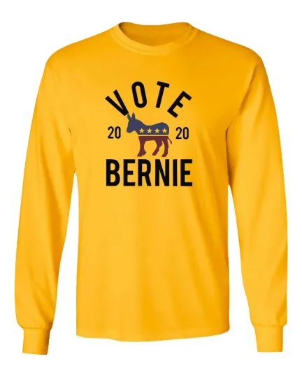 Discover Retro Vote Bernie Sanders Long Sleeve T-Shirt