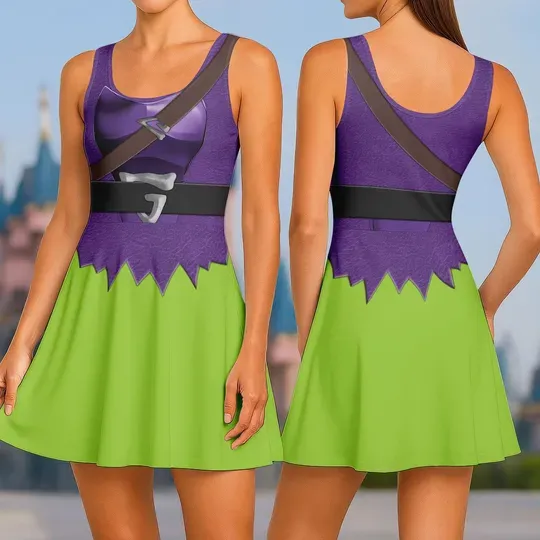 Discover Goblin Skater Dress, The Amazing Spider Man Women Dress, Goblin Cosplay Dress, Halloween Costume Dress Gift For Her