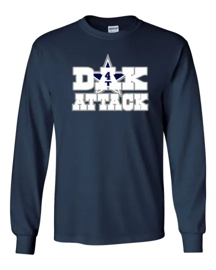 Discover Dak Prescott Dallas Cowboys Long Sleeve T-Shirt for Youth & Men