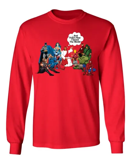 Jesus and Superheroes DC Long Sleeve T-Shirt