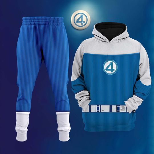 Ben Grimm Fantastic Four Marvel Superhero 3D Halloween Costume Hoodie, Marvel Fantastic Four First Steps, Fantastic Four Cosplay