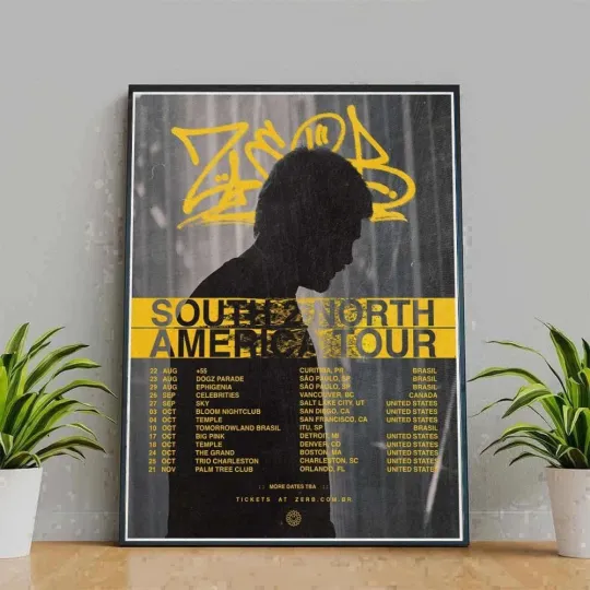 Tour 2025 Zerb Poster Premium Matte Vertical